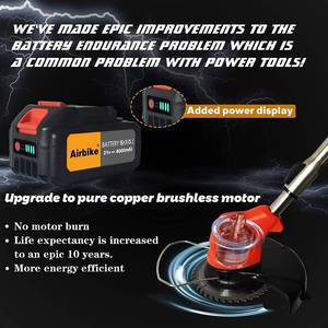 Airbike Brush CutterWeed WackerWeed EaterEdger Lawn Tool