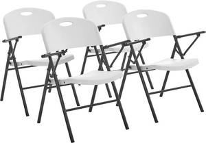 4 Living and More Plastic Folding Chairs