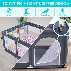 Tmsene Baby Playpen
