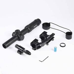 Hiram Scope Combo 1-5x24 SFP Rifle Sight with Green Laser