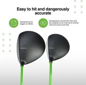 BombTech Golf - 4.0 Driver and 3 Wood Bundle for Men