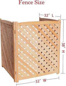Xeeol Privacy Screen Wood Fencing