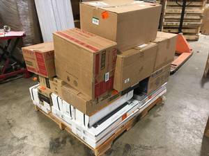 Pallet of Mixed Flooring and Misc Various Models and Conditions Customer Returns See Pictures
