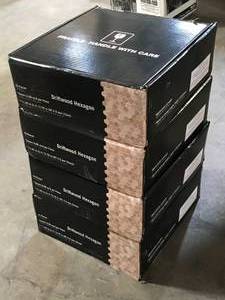 4 Boxes of Driftwood Brown Hexagon 12 in. x 13.25 in. Matte Recycled Materials Mesh-Mounted Mosaic Tile (0.98 sq. ft.Each) by MSI Customer Returns See Pictures
