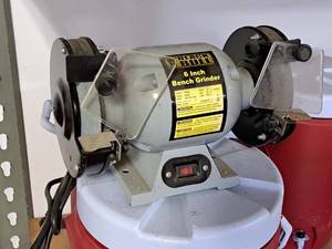 lot 203 image: Black Bull BG6UL 6 12-HP Bench Grinder