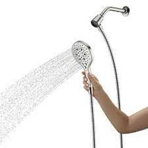 lot 6 image: Kohler Prosecco Multifunction Handheld Shower Head, Brushed Nickel Finish
