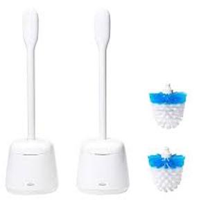 lot 7 image: OXO Toilet Brush and Canister Set (2 Pack)