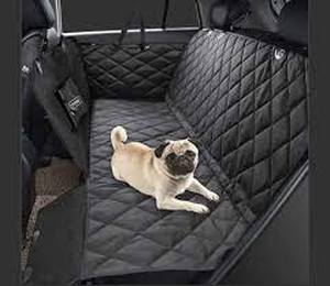 lot 16 image: Think Design Deluxe Pet Car Seat Cover, Black