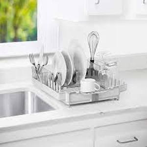 lot 23 image: OXO SoftWorks Foldaway Dish Rack