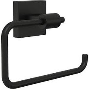 lot 39 image: Franklin Brass  Maxted Toilet Paper Holder in Matte Black