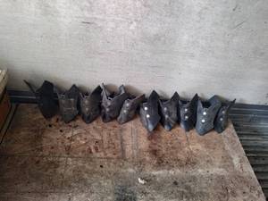 lot 15 image: case IH DMI covering boards with mounting bracket welded and bolted on