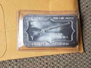 Winchester One Ounce .999 Silver Bar
