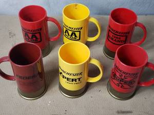 Lot of 6 Winchester Big Shot Mugs