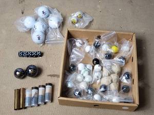 Winchester and Others Golf Balls, Dummy Shells, Anniversary Balls