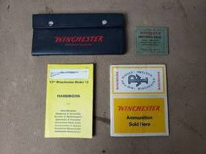 Winchester Handbook, Knife Holder, Sign and Instructions