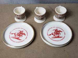 Winchester Plates and Mini Shaving Mugs