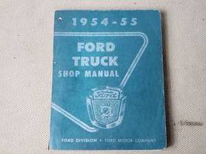 1954-55 Ford Truck Shop Manual