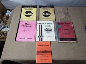 Vintage Tractor and Implement Manuals