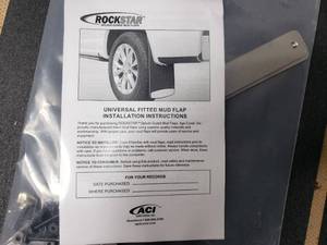Pair of Rockstar Universal Mud Flaps