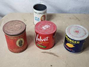 Prince Albert, Velvet, Granger Tobacco Tins