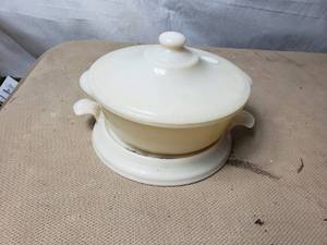 Fire King Serving Dish and Tray