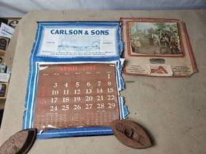 Pair of Vintage Calendars