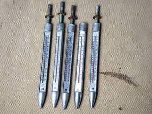 Lot of 5 Grain Bin  Soil Thermometers