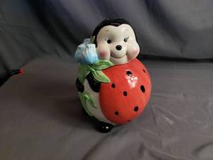 Ladybug Standing Cookie Jar