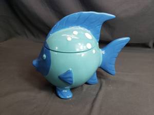 Tropical Fish Cookie Jar