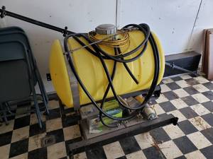 lot 2 image: 3 Point Sprayer with 12 foot boom and 50 gallon tank.