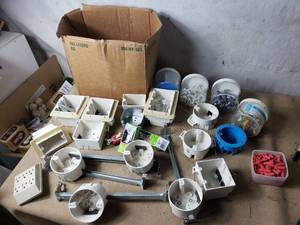 lot 100 image: Electrical Boxes and Electrical Supplies