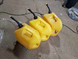 lot 148 image: 5 Gallon Diesel  Kerosene Cans