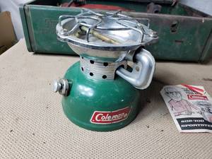 lot 155 image: Coleman 502 Sportster Stove and Older Stove for Parts