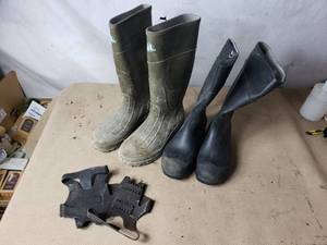lot 160 image: Rubber Boots and Cleats