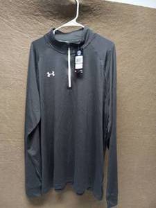 NEW UNDER ARMOUR HEATGEAR LOOSE HALF ZIP SHIRT 2XL