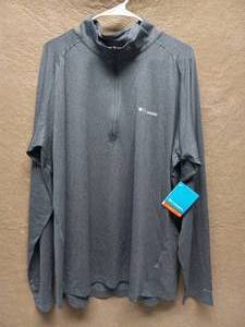 NEW COLUMBIA MENS 14 ZIPPER TERMINAL TACKLE LONG SLEEVES SHIRT