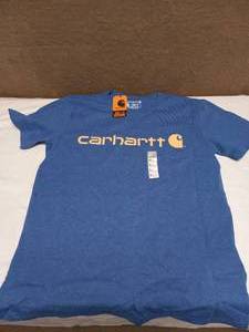 NEW WOMENS BLUE CARHARTT SHIRT SIZE SMALL
