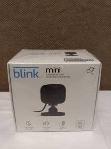 NEW BLINK MINI INDOOR PLUG IN HD SMART SECURITY CAMERA