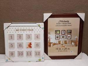 NEW MICHAELS HOME COLLECTION FRAME & MY FIRST YEAR FRAME