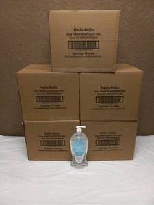 5 CASES OF HELLO BELLO HAND SANITIZER NEW