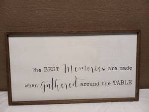 BEST MEMORIES WOOD WALL DECOR