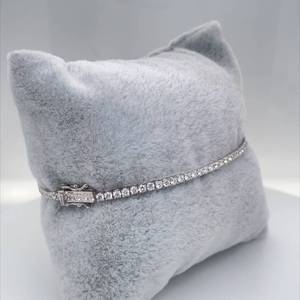 2.50 Carat Sparkling Diamond Tennis Bracelet in 14k White Gold $6,000 Retail VIDEO