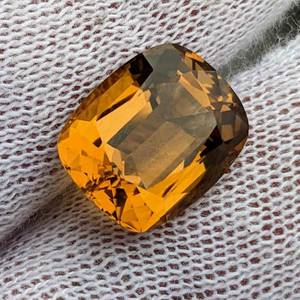 11.09 Carat Deep, Rich Natural Madeira Citrine $1109 Retail VIDEO