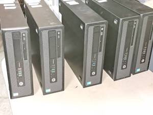 lot 846 image: Lot of (5) HP ProDesk 600 G1 SFF Desktop PC