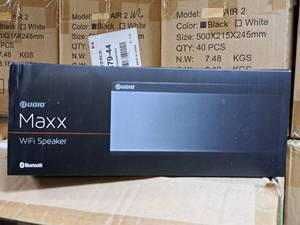 lot 931 image: Audio Maxx Bluetooth WiFi Speaker (New in Box)