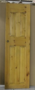 lot 76 image: Pine Door - rough measurements 23.5 x 80