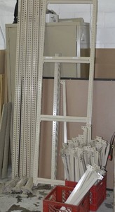 lot 30 image: Lot of Snap Together Shelving - 1st picture is of unit put together