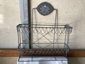 Decorative Jars and Wall Organizer