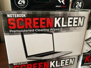 Screenkleen and Keykleen Wipes