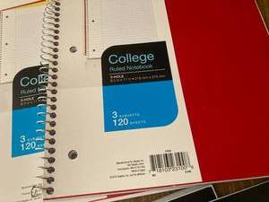 Three-Subject Notebooks